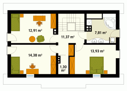 Rzut projektu Magnolia 3