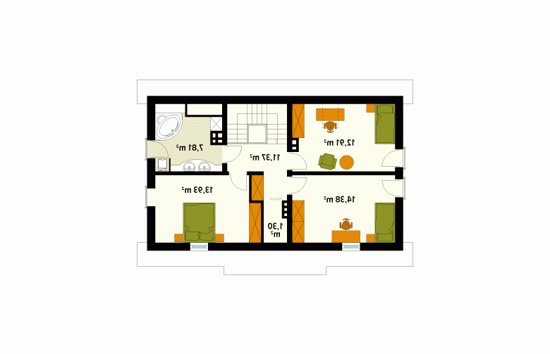 Projekt domu wielorodzinnego Magnolia 3 - 