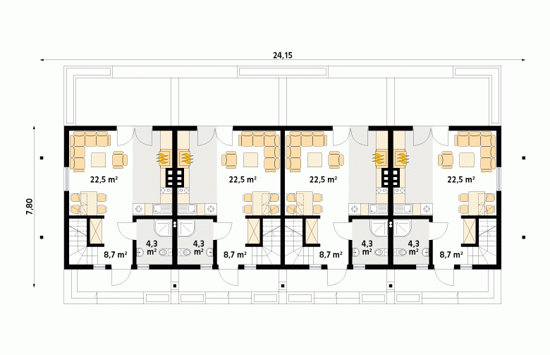 Projekt dworku Jowisz dr-S - 