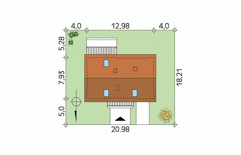 Projekt domu wielorodzinnego Magnolia 2 - Usytuowanie