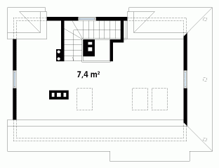 Rzut projektu Biedronka 2 dr-S