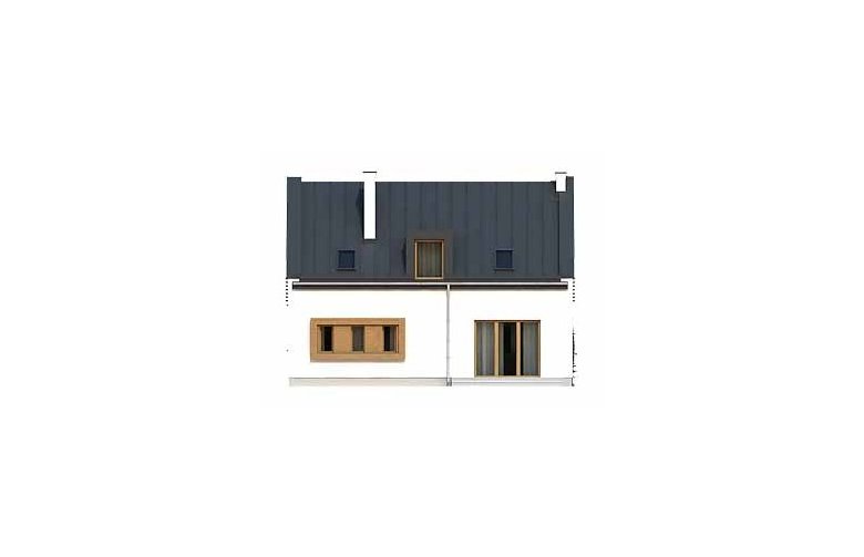 Projekt domu wielorodzinnego Vigo - elewacja 3
