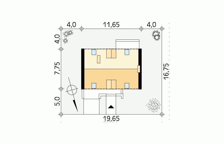 Projekt domu wielorodzinnego Vigo - Usytuowanie