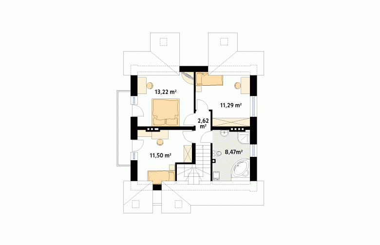 Projekt domu wielorodzinnego Agat - 