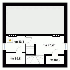 Rzut projektu Agat - wersja lustrzana