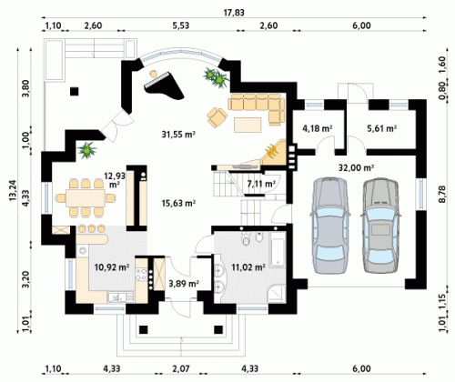 Rzut projektu Bachus 10