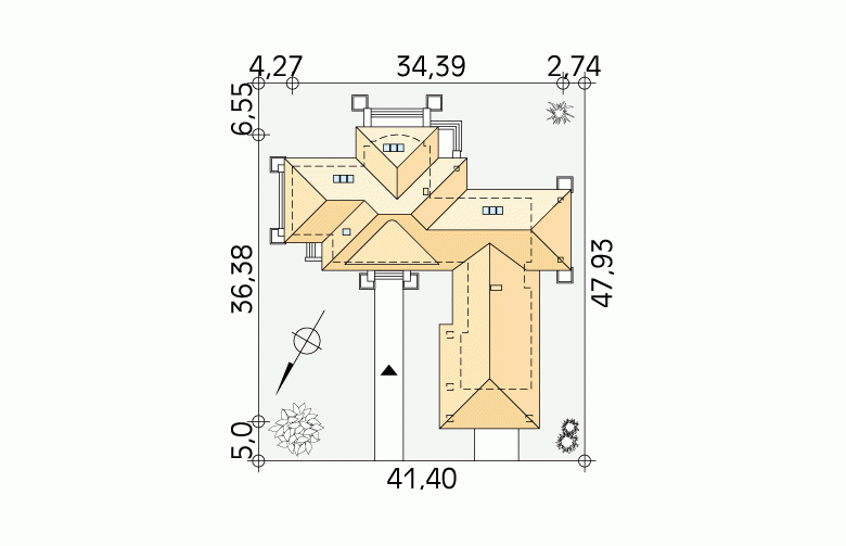 Projekt domu wielorodzinnego Astron 2 - Usytuowanie