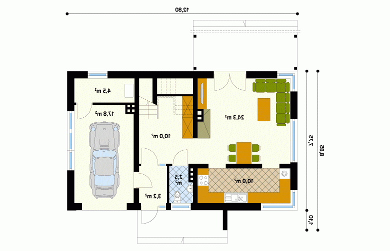 Projekt domu wielorodzinnego Magnolia - 