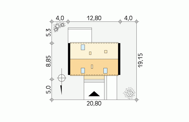 Projekt domu wielorodzinnego Magnolia - Usytuowanie