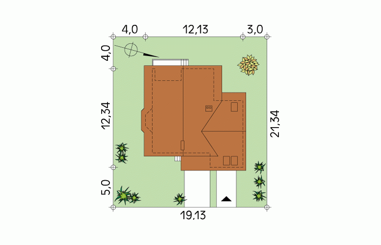 Projekt domu wielorodzinnego Śnieżynka - Usytuowanie