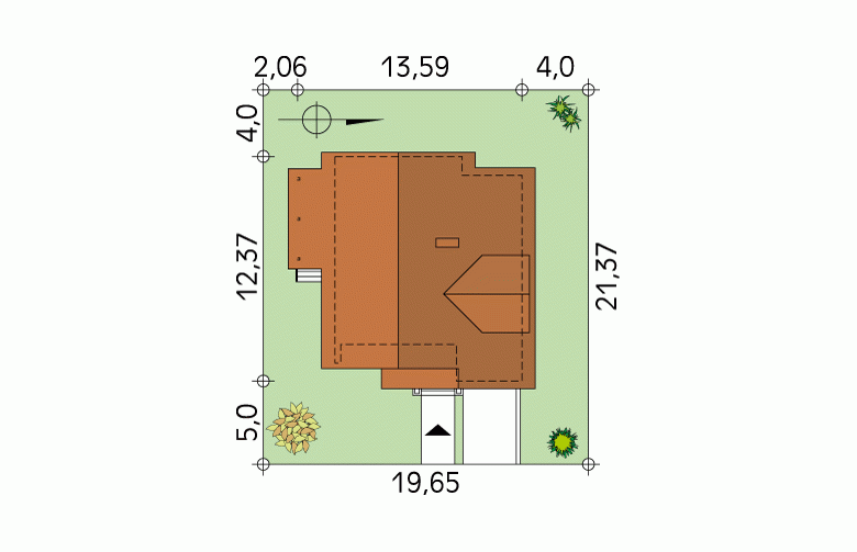 Projekt domu wielorodzinnego Twist - Usytuowanie