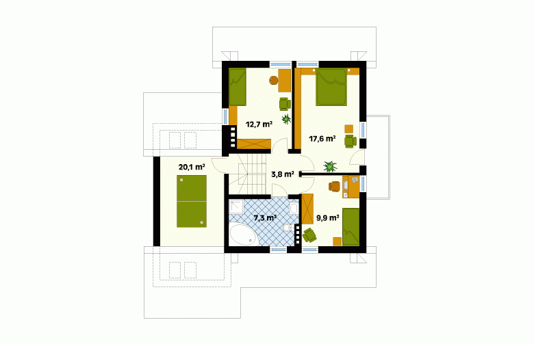 Projekt domu wielorodzinnego Uwertura - 