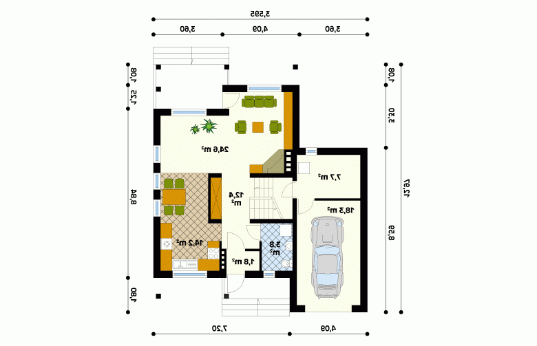 Projekt domu wielorodzinnego Uwertura - 