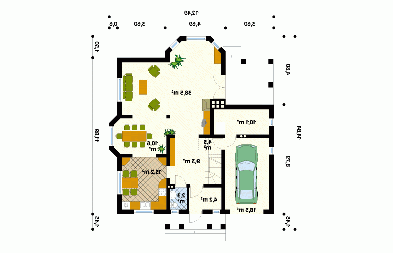 Projekt domu wielorodzinnego Tempo - 