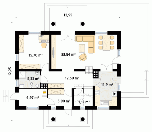 Rzut projektu Talar