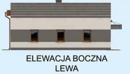 Elewacja projektu G262 garaż / magazyn z pomieszczeniami gospodarczymi - 2