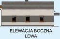 Projekt garażu G262 garaż / magazyn z pomieszczeniami gospodarczymi - elewacja 2