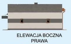 Elewacja projektu G262 garaż / magazyn z pomieszczeniami gospodarczymi - 3