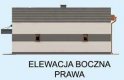 Projekt garażu G262 garaż / magazyn z pomieszczeniami gospodarczymi - elewacja 3