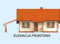 Elewacja projektu BARBADOS 2 dom letniskowy - 1