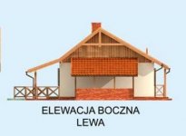 Elewacja projektu BARBADOS 2 dom letniskowy - 2