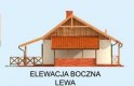 Projekt domu letniskowego BARBADOS 2 dom letniskowy - elewacja 2