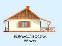 Elewacja projektu BARBADOS 2 dom letniskowy - 4