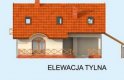Projekt domu z poddaszem MIRANDA 2 - elewacja 3
