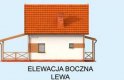 Projekt domu letniskowego ORLEAN 3 dom letniskowy z poddaszem - elewacja 2