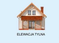 Elewacja projektu ORLEAN 3 dom letniskowy z poddaszem - 3