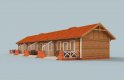 Projekt domu letniskowego Riobamba 2 dom letniskowy (zabudowa szeregowa) - wizualizacja 1