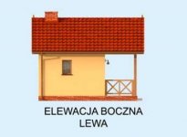 Elewacja projektu KAIR dom letniskowy - 2