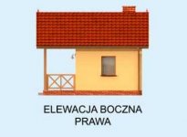 Elewacja projektu KAIR dom letniskowy - 4