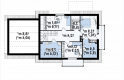 Projekt domu z poddaszem Z175 - rzut poddasza