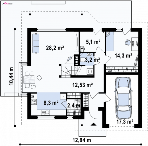 RZUT PARTERU Z186