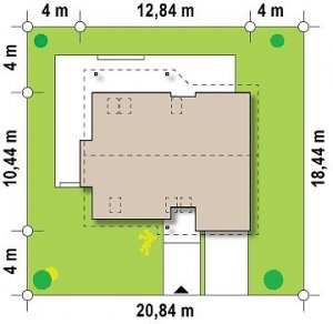 Usytuowanie budynku Z186