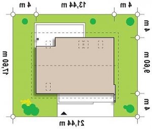 Usytuowanie budynku Z188 w wersji lustrzanej