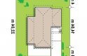Projekt domu piętrowego Zx25 - usytuowanie - wersja lustrzana