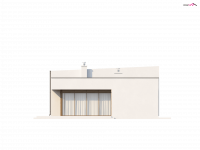 Elewacja projektu Zx35 - 3 - wersja lustrzana