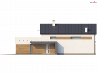 Elewacja projektu Zx60 - 4 - wersja lustrzana