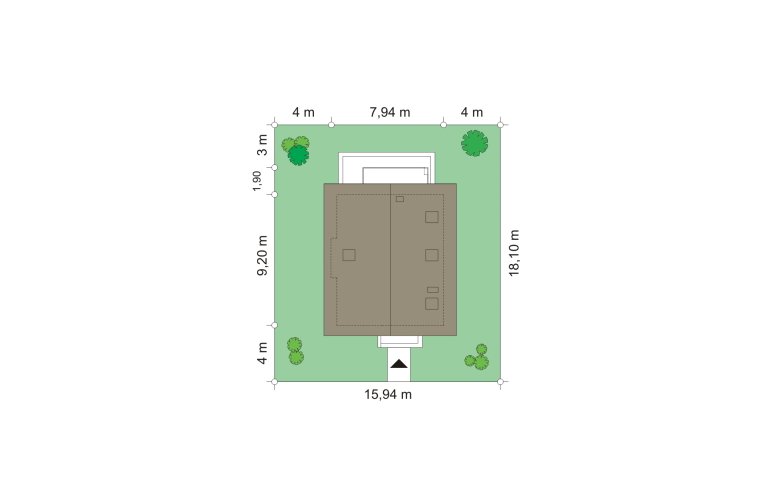 Projekt domu wielorodzinnego Gucio (82) - Usytuowanie