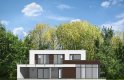 Projekt domu z poddaszem Willa l'Azur - elewacja 2