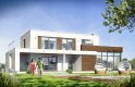 Projekt domu z poddaszem Willa l'Azur - wizualizacja 1