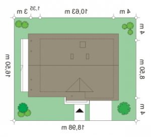 Usytuowanie budynku Wisełka (234) w wersji lustrzanej