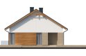 Projekt domu dwurodzinnego Duris 3 - elewacja 3