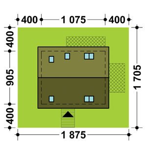 Usytuowanie budynku TK15