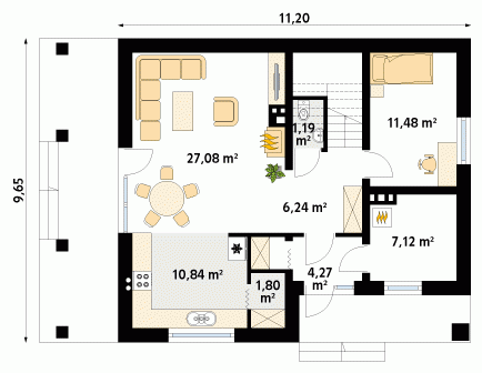 Rzut projektu Indygo 2