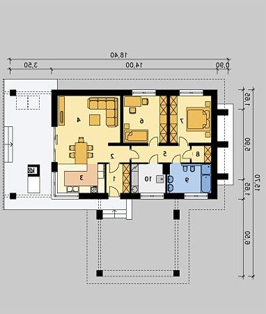 PARTER LK&836 - wersja lustrzana