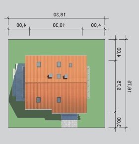 Usytuowanie budynku LK&815 w wersji lustrzanej