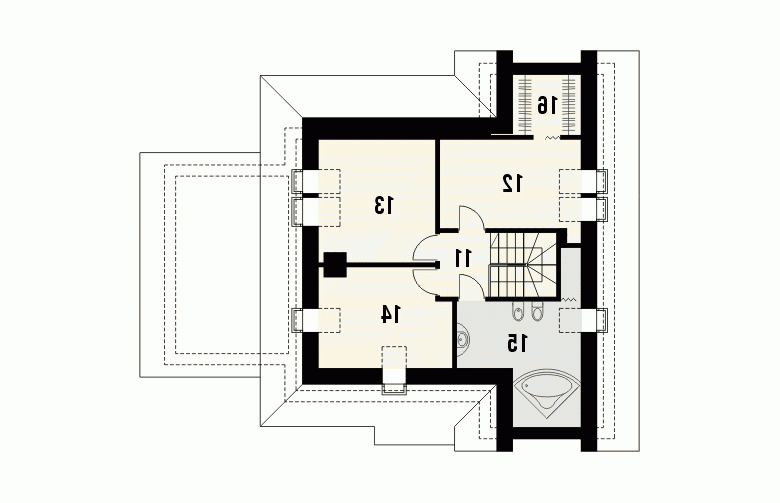 Projekt domu tradycyjnego EPOKA - 